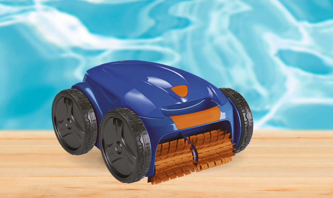 Le robot nettoyeur de piscine tout-terrain d'Aquilus
