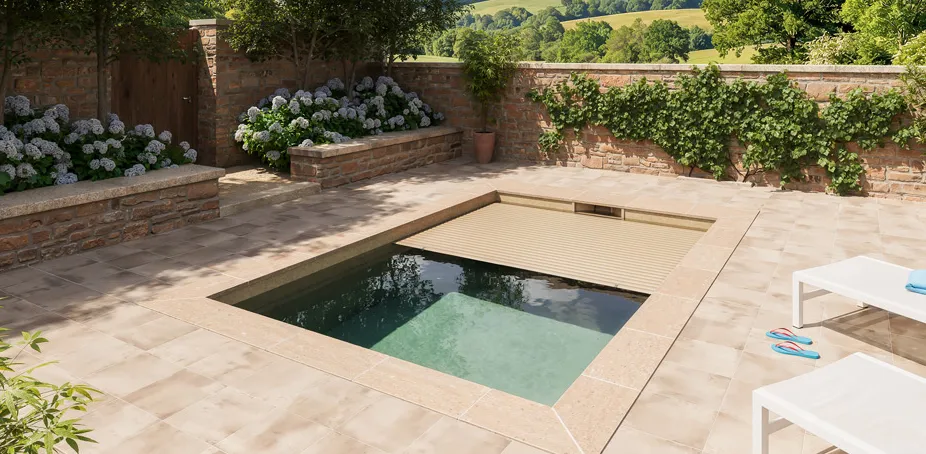 Mini-piscine 4U Everblue : une piscine de moins de 10 m² qui mise sur les équipements