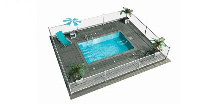 Une mini piscine aussi bien équipée que les grandes ? C'est possible...