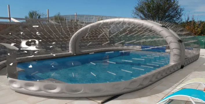 Pool-Up, un abri de piscine design et économique !