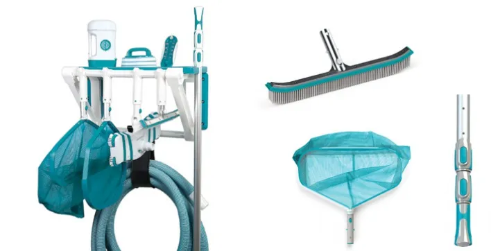 Gamme d’accessoires de nettoyage et d‘entretien de la piscine Bayrol.