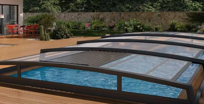 Azenco présente Air Néo, son abri de piscine bioclimatique