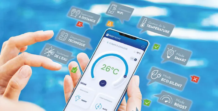 PolyConnect : La gestion à distance du chauffage de sa piscine