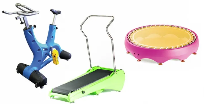 Aquilus présente une gamme d'accessoires et d'équipements Aquafitness pour la piscine et le spa