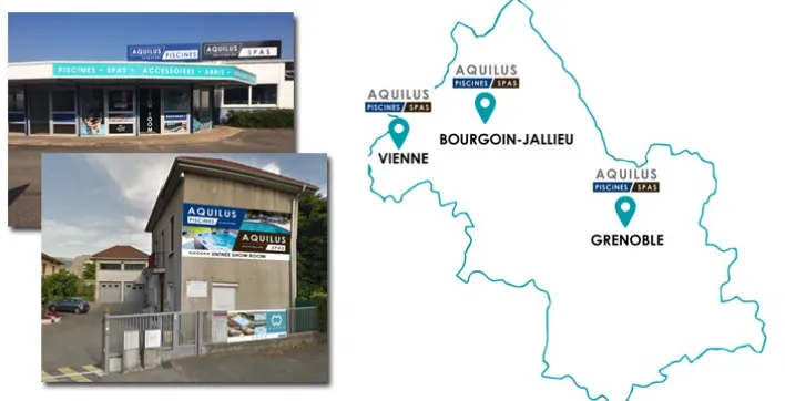 2 nouveaux concessionnaires chez Aquilus Piscines et Spas.