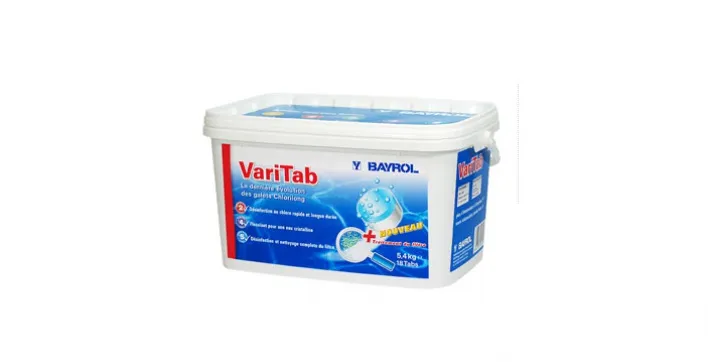 Nouveau galet bi-couche pour une eau de piscine cristalline