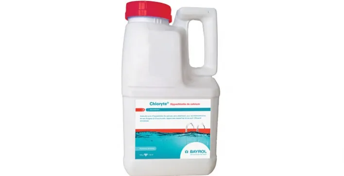 Les granulés de Bayrol, pour une chloration choc