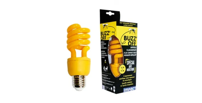 Ampoule anti-moustiques BUZZ OFF