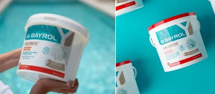 Chlorifix et Chlorythe, deux produits Bayrol complémentaires à la chloration choc