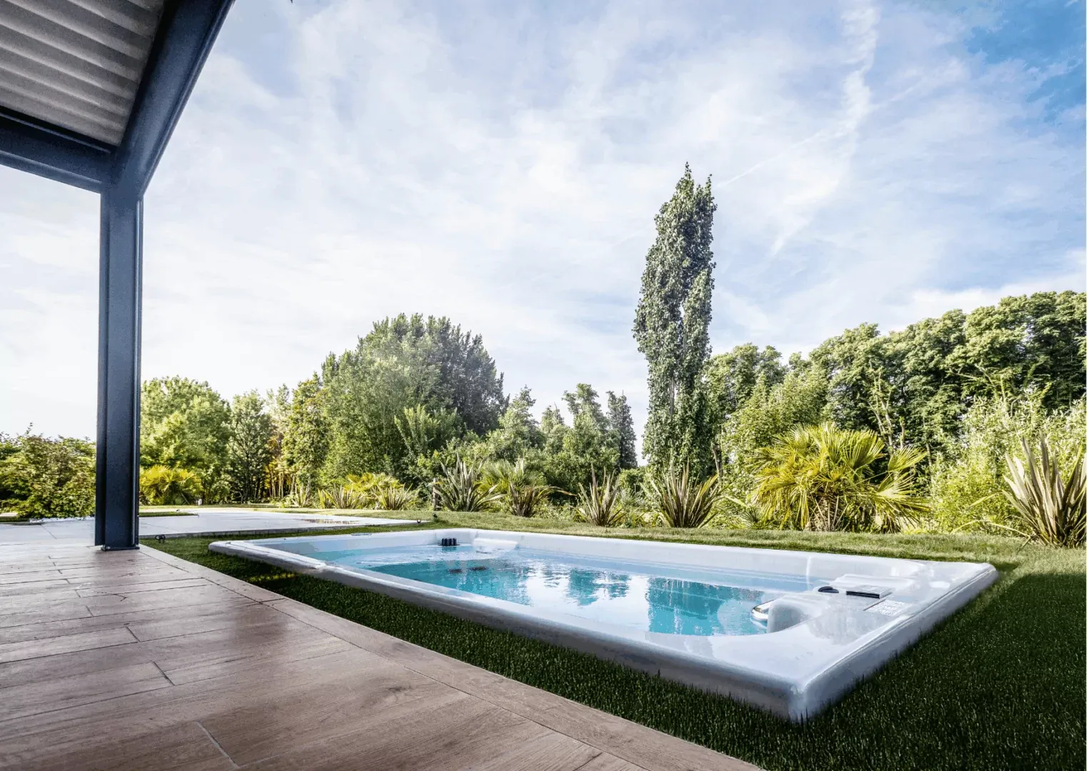 M'Water : le compromis idéal entre piscine et spa pour les petits jardins - illustration 1
