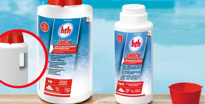 hth fait évoluer ses produits SHOCK et GRANULAR avec de nouvelles bouteilles