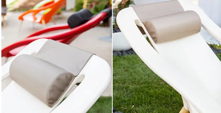 Les fauteuils "8" d'Isidore se font encore plus douillets au bord de la piscine