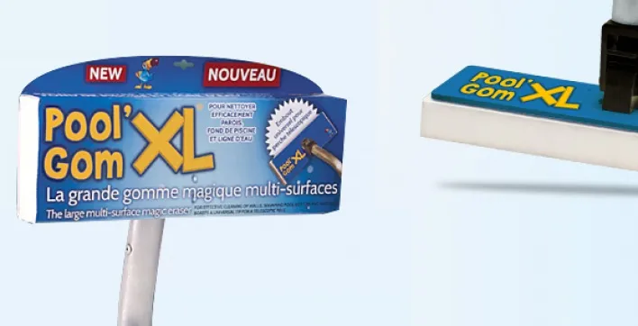 Une gomme qui facilite l’entretien de votre piscine