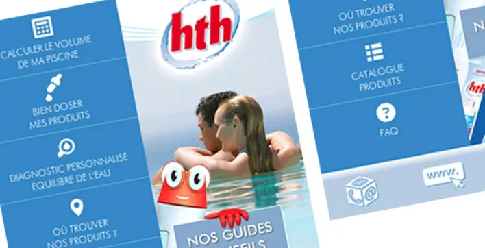 Le nouveau site mobile hth pour gérer facilement sa piscine au quotidien