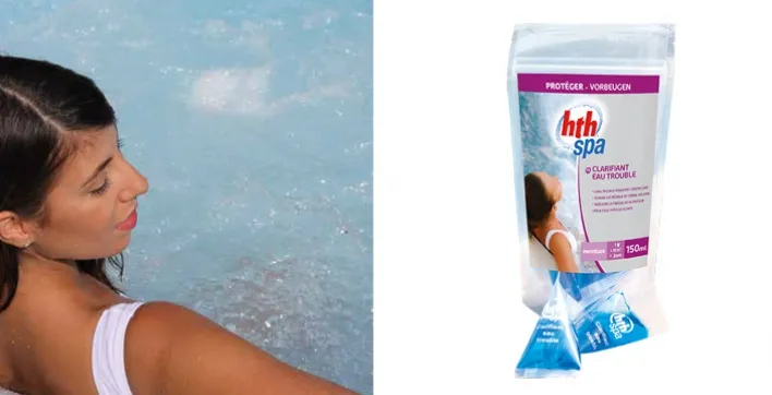 Pour clarifier l’eau de votre spa