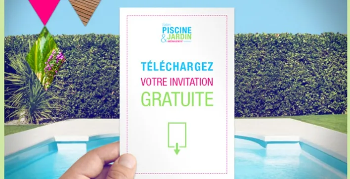 Des invitations gratuites pour le Salon Piscine et Jardin de Marseille !