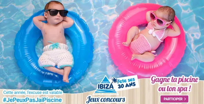 Jeux concours Piscines Ibiza.