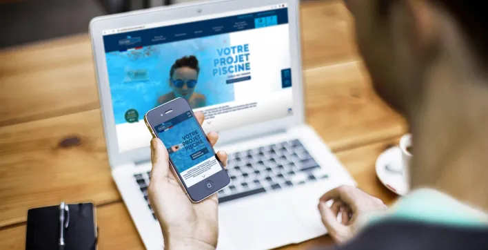 Mondial Piscine : nouveau look pour un nouveau site