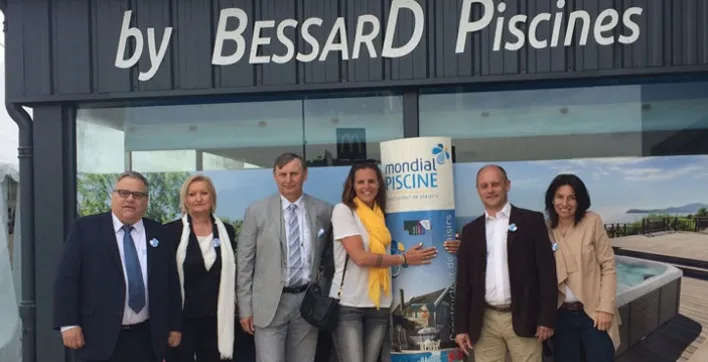 Inauguration du nouveau magasin Bessard Piscines, concessionnaire Mondial Piscine