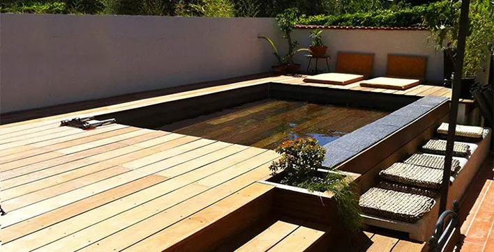 Piscine coque : une version à plancher mobile désormais disponible
