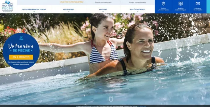 Le site internet de Mondial Piscine fait peau neuve !