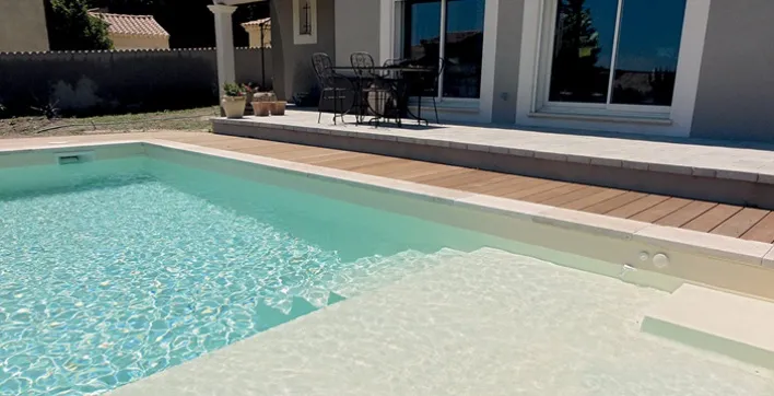 Nouveauté : Piscine coque Prado Plage par Odalia.