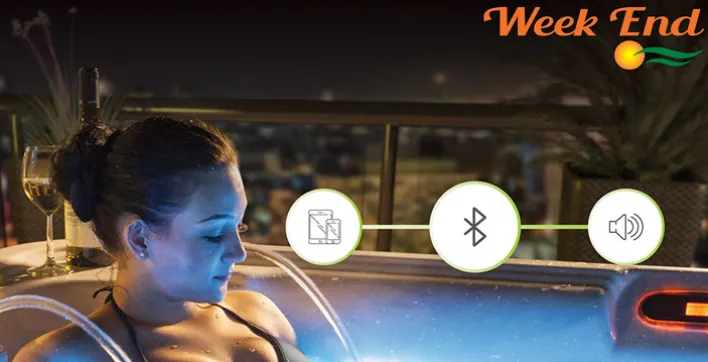 Nouveauté : Système audio bluetooth pour les spas WEEKEND