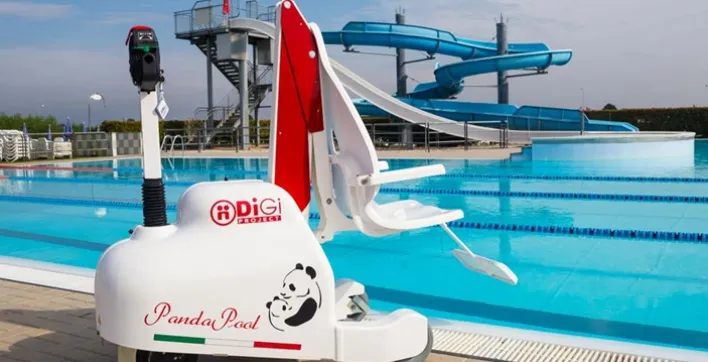 Le siège élévateur mobile motorisé Panda Pool