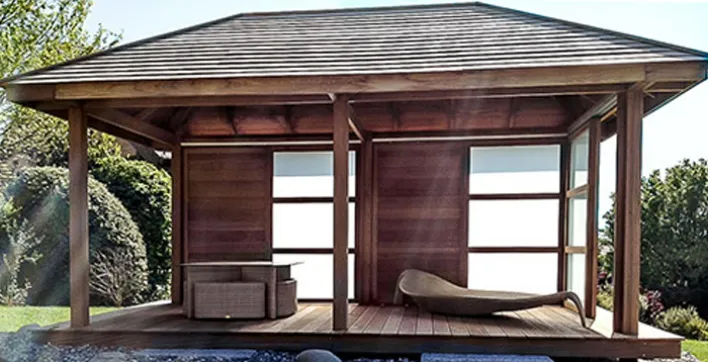 Un pavillon dédié à la détente