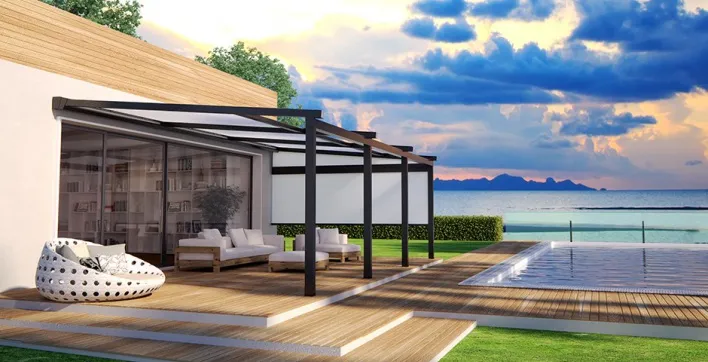 Une pergola étanche pour protéger votre terrasse