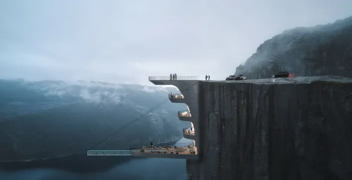 Piscine insolite : Nagez dans le vide dans ce futur bassin suspendu !