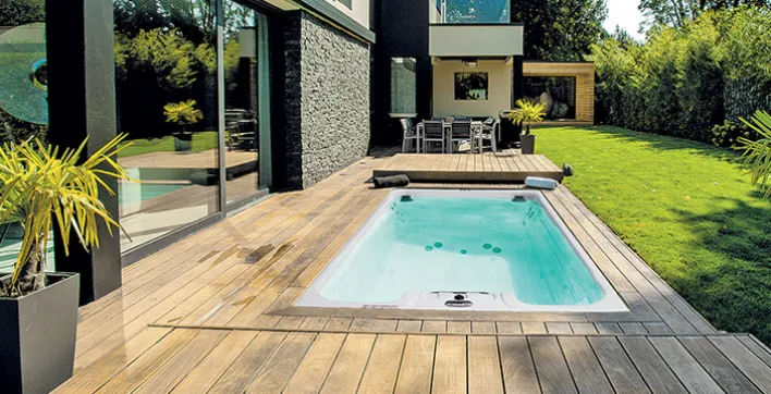 Concept 2 en 1 piscine-spa by Aquilus