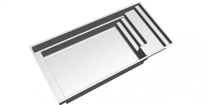 Nouveau modèle de piscine coque