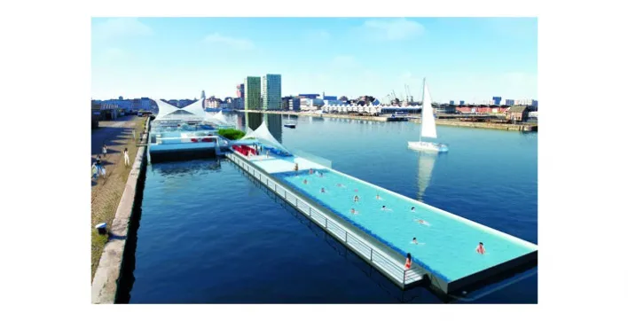Ils ont construit la plus grande piscine flottante du monde !