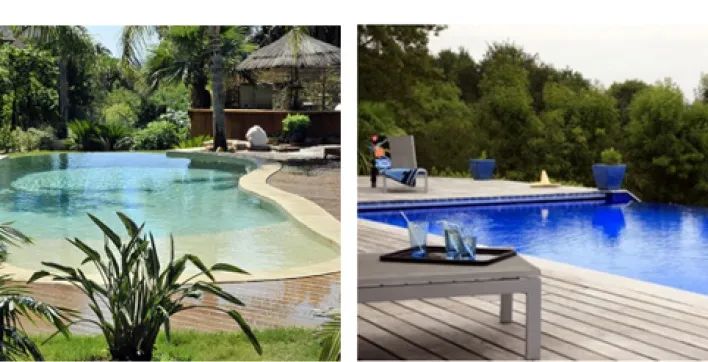 Des piscines de toutes les couleurs !