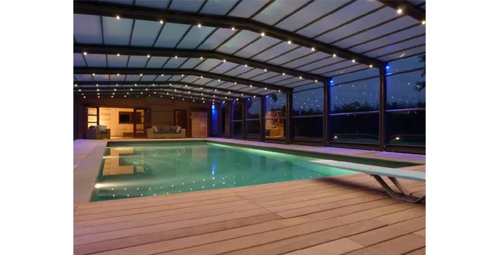 Découvrez les images du premier abri de piscine ALTARIVA installé