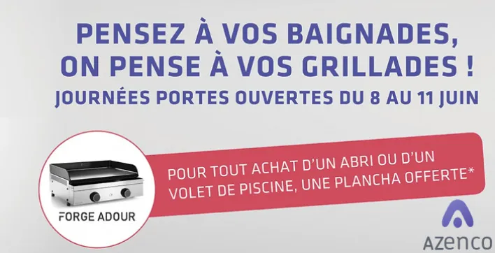 Azenco pense à vos soirées d’été au bord de la piscine