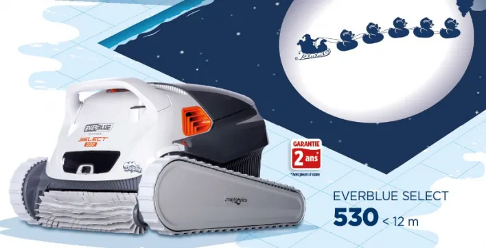 Promotions Noël :  Everblue baisse les prix de ses robots piscine
