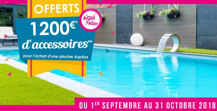 Promos Piscines et spas chez Aquilus