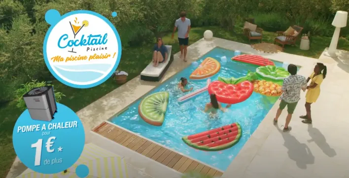 Promotion Piscine : Une pompe à chaleur à 1€ pour l’achat d’une Cocktail Piscine