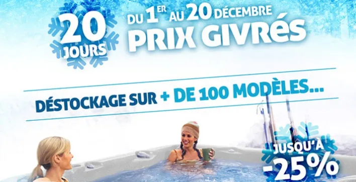 Achetez un spa à prix déstockage dans les magasins Sundance Spas