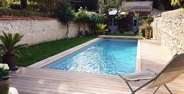 Une piscine même dans un petit jardin