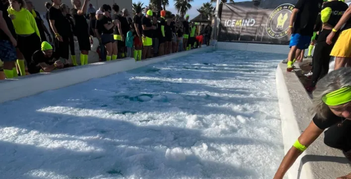 Bain de glace : Un record étonnant a été battu !