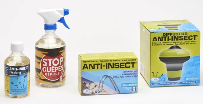 Pour une baignade en piscine sans insectes !