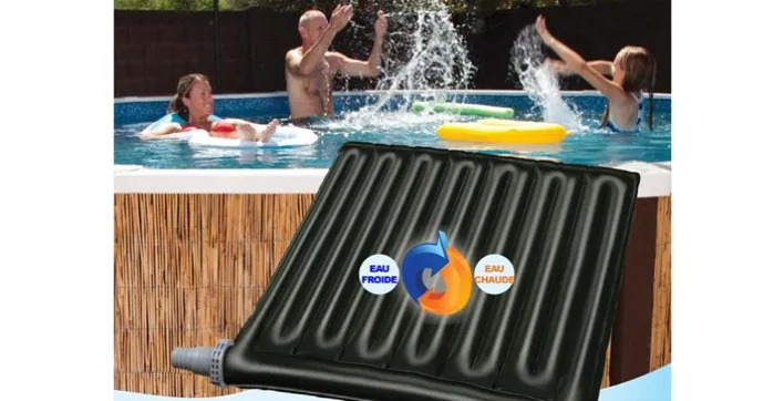 Les piscines hors-sol ont aussi leur chauffage solaire