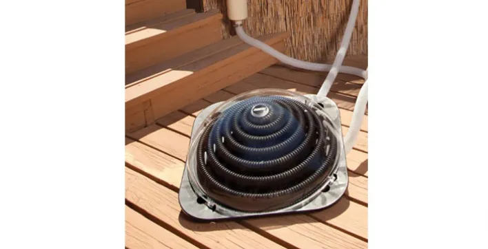 Les piscines hors sol ont aussi leur chauffage solaire