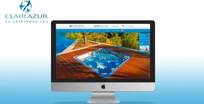 Découvrez le site flambant neuf des spas Clair Azur