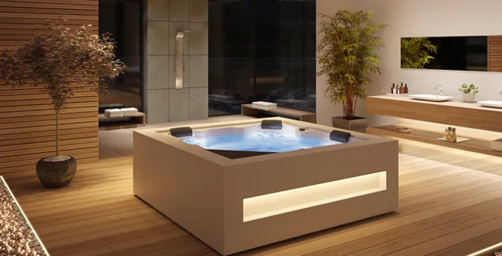 Un spa très design, qui se glisse dans votre décoration intérieure