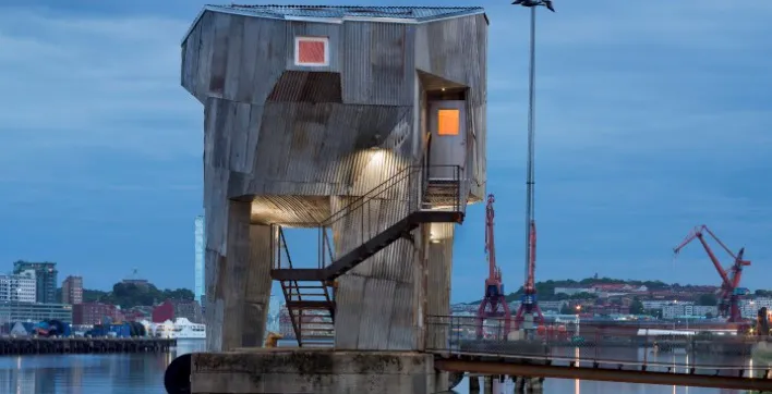 Un sauna haut-perché nominé pour un prix d’architecture