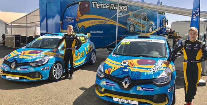 Les produits de piscine TOUCAN à nouveau dans la CLIO CUP !